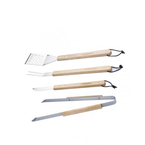 4pcs Taşınabilir Paslanmaz Çelik Barbekü Aksesuarları