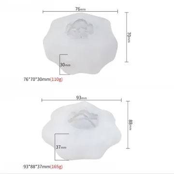 Three-dimensional Flowers Silicone Fondant Mold for Cake Decoration