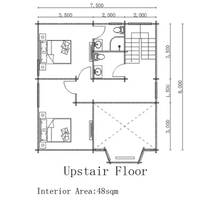 Quick Installation Easy Assembly Large Wooden Prefab Home