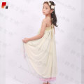 girls gold sequin rainbow color high low dress