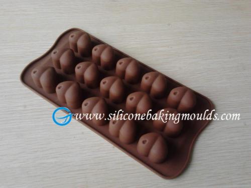 Silicon hart vorm chocolade mal, puddting mal, mal snoep, ijs mal