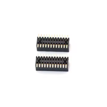 Encabezado femenino de 0.8 mm Dual fila SMT
