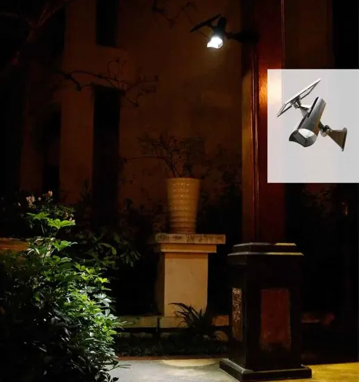 Solar garden lights for road lighting