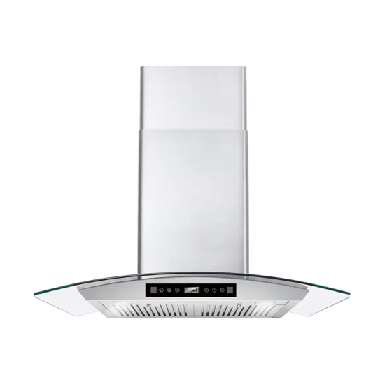 Wholesale High-Quality LED Lighting Kitchen Tempered Glass Cooker Hoods