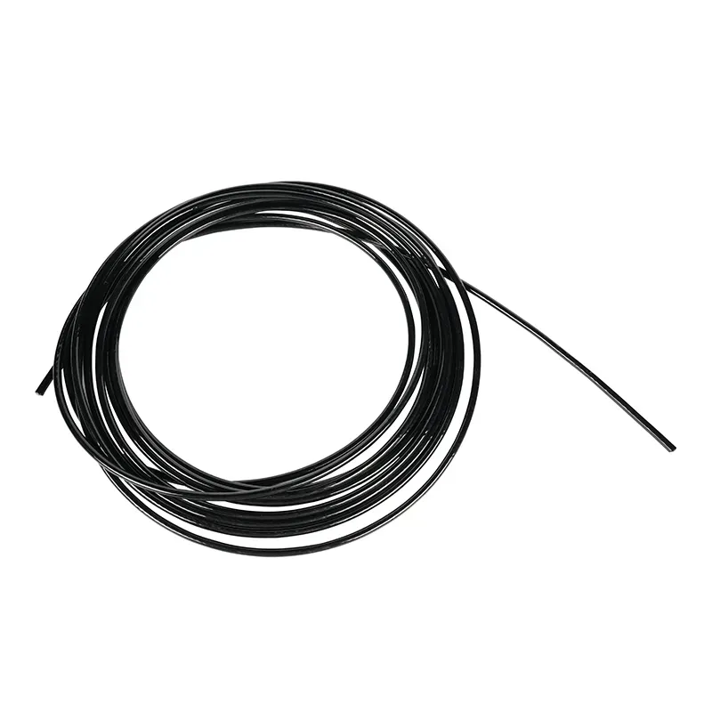High Tensile Black PU/PA Plastic Coated Wire Rope