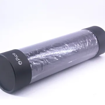 Eco-Friendly Paper Tube Gift Box Clear PVC Window