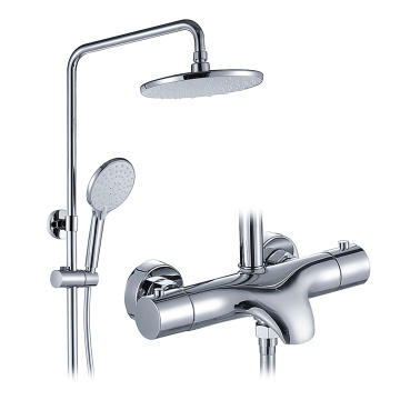 Exposed 3 Functions Rain Shower Set Thermostatic Shower