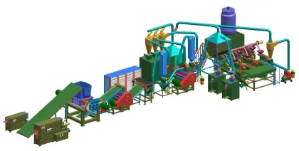 Automatic Environmental-friendly Waste Tires Recycled