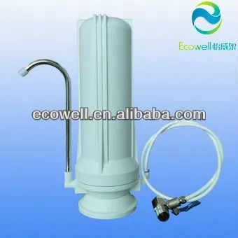 single portable top water filter