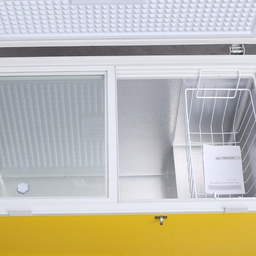 258L Household Solar Refrigerator Deep Freezer DC 12/24v