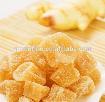 High quality sugar crystallized dried sugar ginger