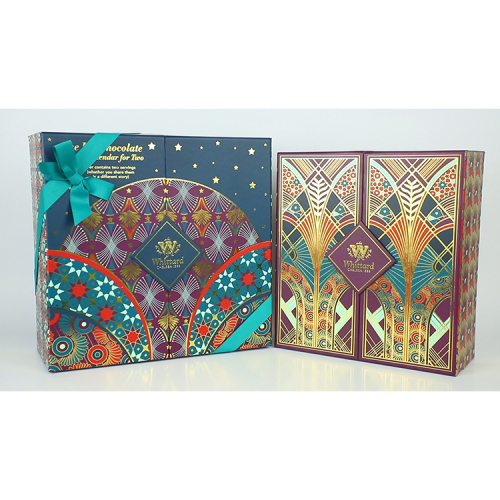 Advent Calendar tea Chocolate gift box packaging