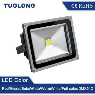 10-200W IP66 CE & RoHS high lumen 4000 lumens 50w super bright led flo