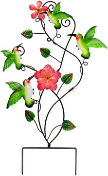 Colorful Look and Personalities Flowers Metal Wall Art