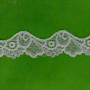 Stretch Lace Trim with 4cm Width, Suitable for Women's Garment