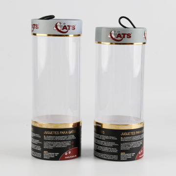 Υψηλής ποιότητας PVC Clear Cylinder πλαστικό κουτί σωλήνων