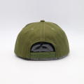 Exército Green 3D Bordado Snapback Hat