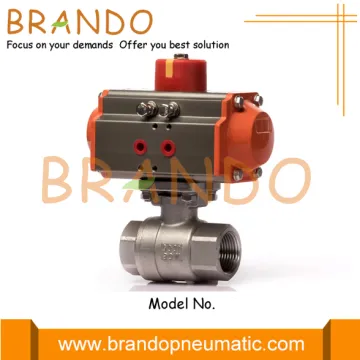 Pneumatic Actuator 2 Piece Ball Valve 1'' DN25