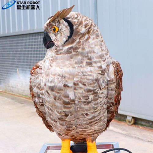Burung Hantu Ukuran Kehidupan Animatronik untuk Taman Hiburan