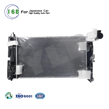 YLB Car Air Conditioner AC Condenser for Toyota Corolla 2004-2016 1ZZ-FE OE: 16400-0D381