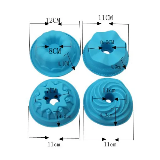 Professional silicone dog bone cake mould
