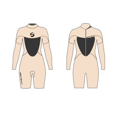 Seaskin Back Zip Custom Hot Design Diving Wetsuits