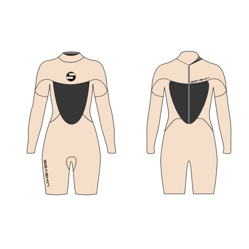 Seaskin Back Zip Custom Hot Design Diving Wetsuits