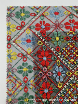 Lace Ribbon Embroidered Fabric