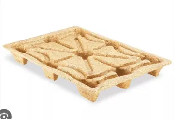 1100X1100mm MDI Glue Compressed Wood Pallet Molded Presswood Pallets for Packaging