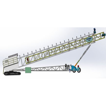 Mobile Telescopic Stacker Conveyor for Mining and Ports