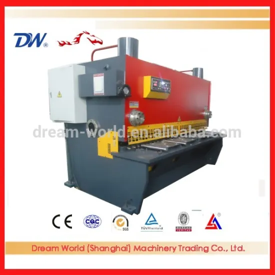 2016 QC11K 'SLMT' 4000*6 guillotine cnc shearing machine