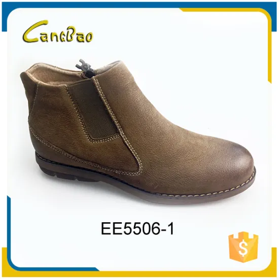China manufacturers new style leather durable wholesale mens boots
