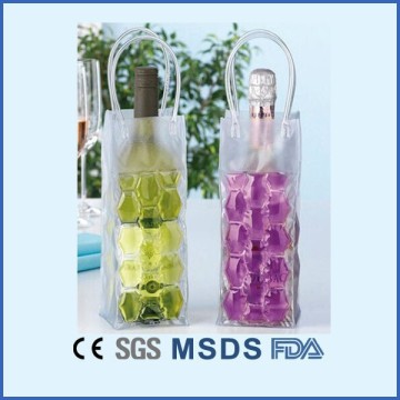 plastic ice and cold bag for wine