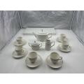 Durable and sturdy ceramic tea set