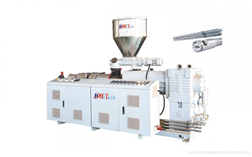 92/188 Conical Twin Screw Extruder Machine