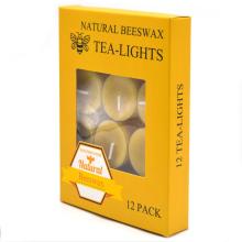 Customizable 100 % Organic Beeswax Tea Light Candles