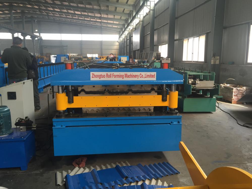 New double layer roof tile roll forming machine