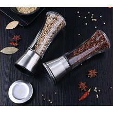 Adjustable Spice Grinder with Stainless Steel Blades