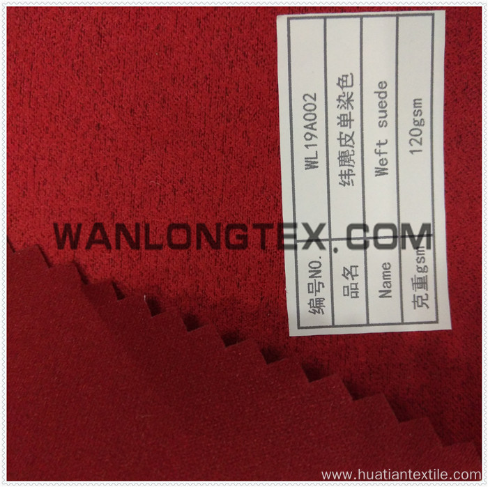 Embossed Weft Suede Fabric for Household &amp