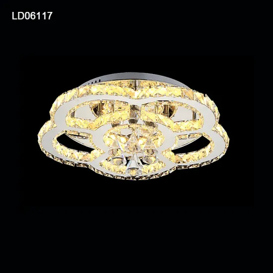 dining room chandelier flower style crystal ceiling light