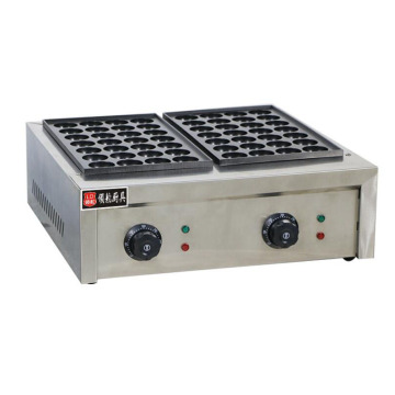 Single and Double Plate Gas Electric Takoyaki Grill & Fish Pellet Grill Machine: For Sale