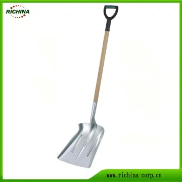 Aluminum Scoop Shovel with Wood Handle