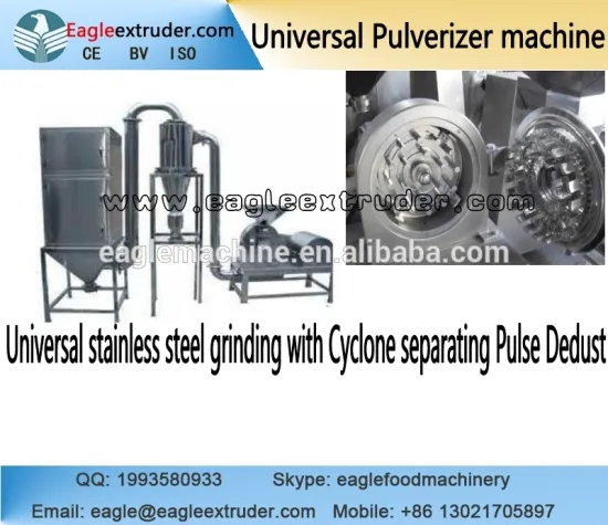 Food pulverizer machine, universal stainless steel grinding machine, milling machine