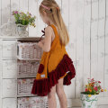 Corduroy Fabric Ruffle Boutique Kleding Sets