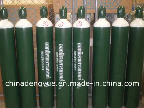 2016 Hot Sale 40L Seamless Steel Oxygen Cylinder