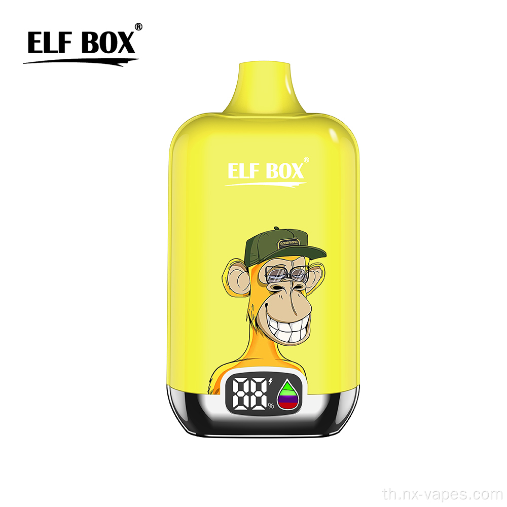 Elf Box Digital 12000 พัฟแบบใช้แล้วทิ้ง vape
