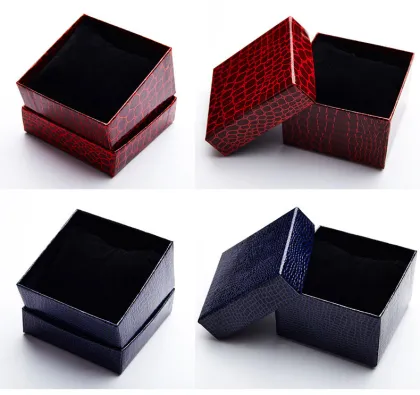 Wholesale Cotton Pad Textured Paper Watch Box