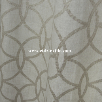 2016 top sell 100% Polyester Linen Touching Window Curtain