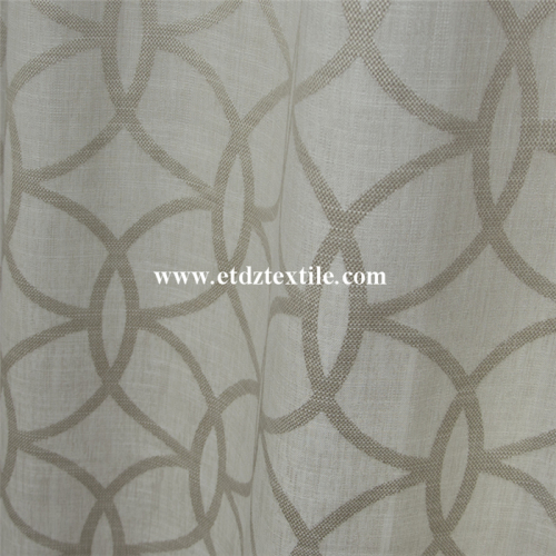 2016 bahagian menjual 100% Polyester Linen Curtain Window Menyentuh