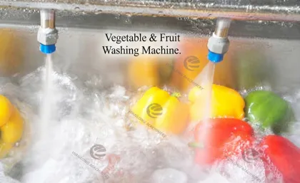Industrial Fruit and Vegetable Washing Machine | High-Capacity Vegetable Cleaning Machine
